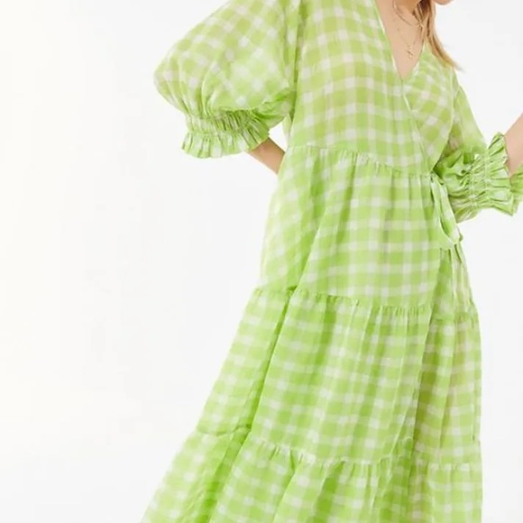Urban Outfitters Dresses & Skirts - Urban Outfitters Gingham Wrap Dress